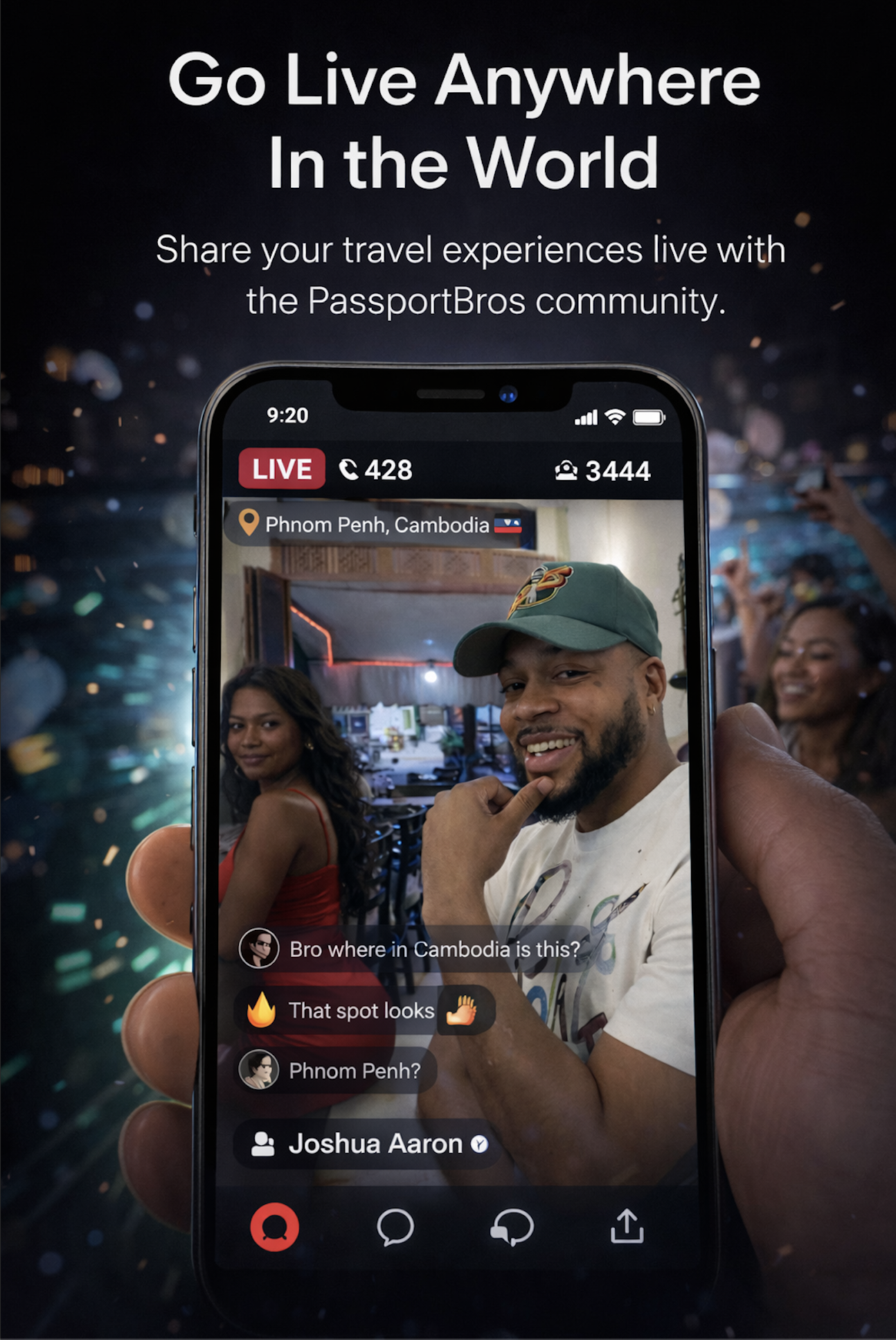 Go live anywhere in the world preview